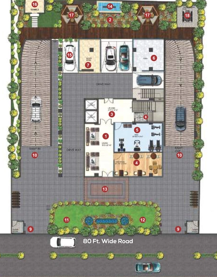 Master Plan of The Grand Fortune in Sirsi Road, Jaipur - Image 147165