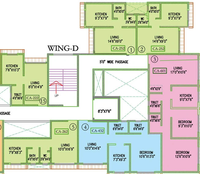 Floor Plan of Ashoka Chandresh Vaibhav in Nalasopara East, Palghar - Image 19059