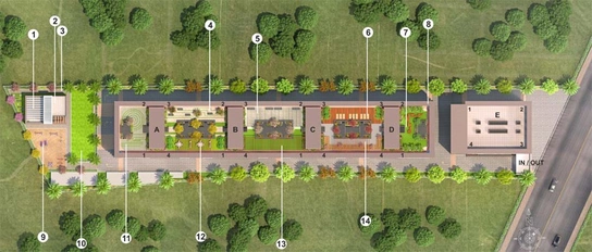 Master Plan of Millennium Pacific in Tathawade, Pune - Image 104620
