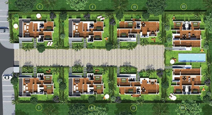 Master Plan of Vianaar El Tesoro 2 in Siolim, Goa - Image 163656