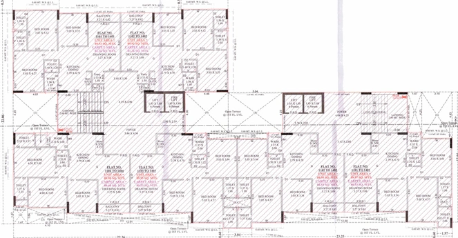 Floor Plan of Satyagrah The Atlantis 84 in Zundal, Ahmedabad - Image 105252