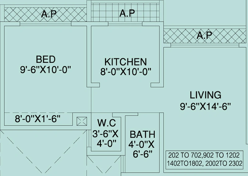 1 BHK Flat in Yashwant Smart City in Vasai East, Palghar - Image 437696