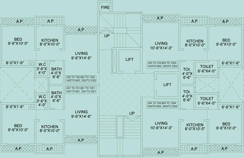 Floor Plan of Yashwant Smart City in Vasai East, Palghar - Image 19111