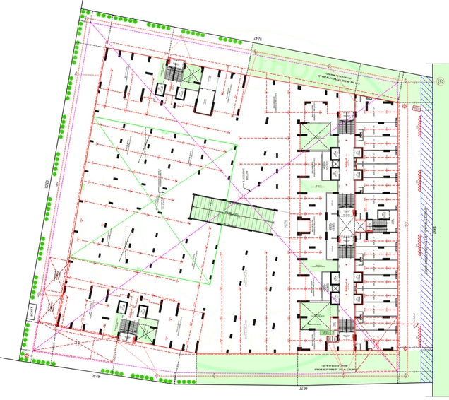 Master Plan of Shreeya Amazia in Sargasan, Gandhinagar - Image 105261
