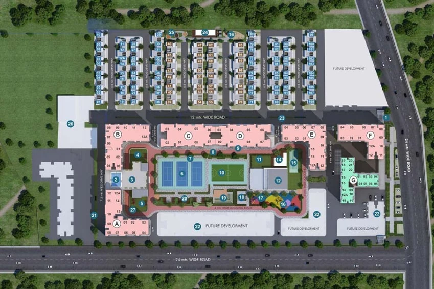 Master Plan of Gera World of Joy in Kharadi, Pune - Image 105078
