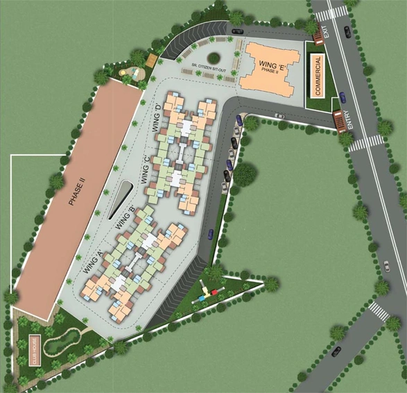 Master Plan of MSR Seasons in Pimpri Chinchwad, Pune - Image 104645
