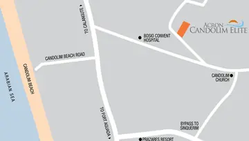 Location of Acron Candolim Elite - Image 147297