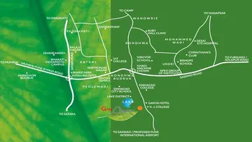 Location of Gini Aria Yewalewadi - Image 104664