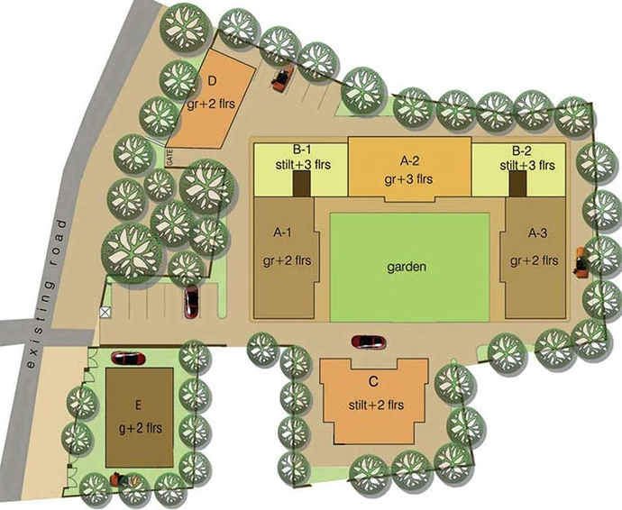 Master Plan of Naroo Park View in Guirim, Goa - Image 163422