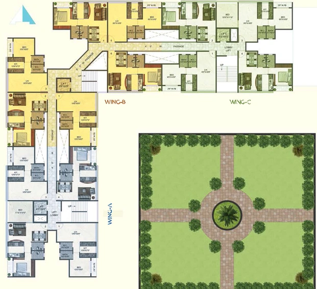 Master Plan of AVF Greens in Naigaon East, Palghar - Image 19134