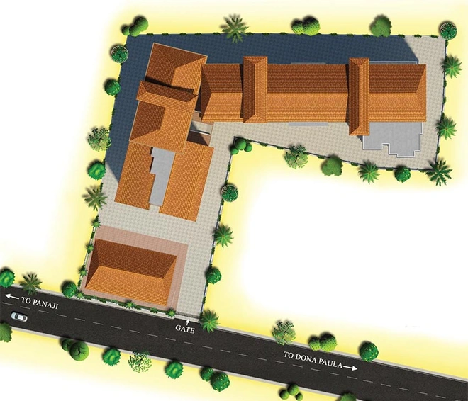 Master Plan of Kamat Galaxy in Caranzalem, Goa - Image 162229