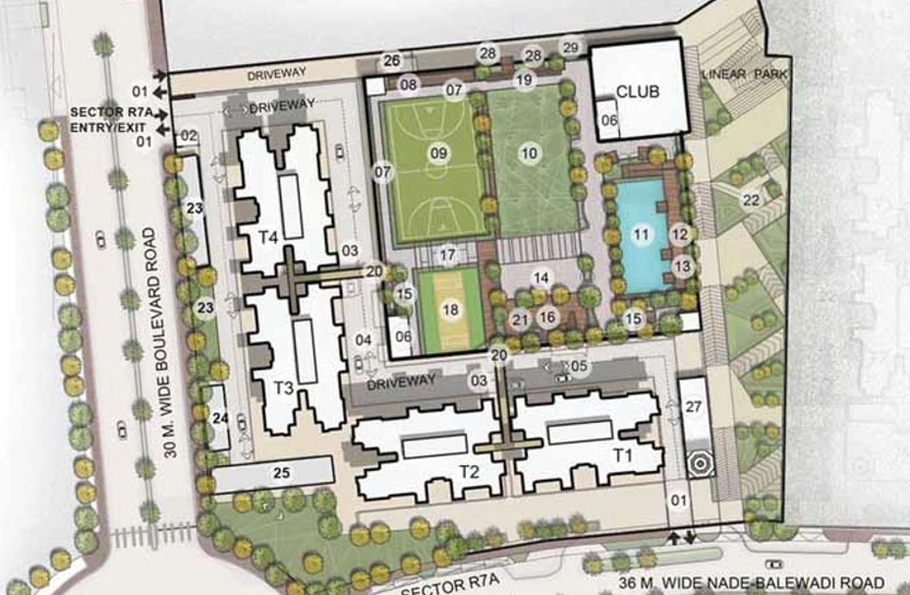Master Plan of Godrej Green Cove in Mahalunge, Pune - Image 104686