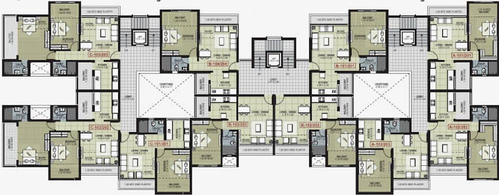 Floor Plan of Sun Escora in Porvorim, Goa - Image 163790