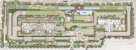 Master Plan of Godrej River Royale in Mahalunge, Pune - Image 105221