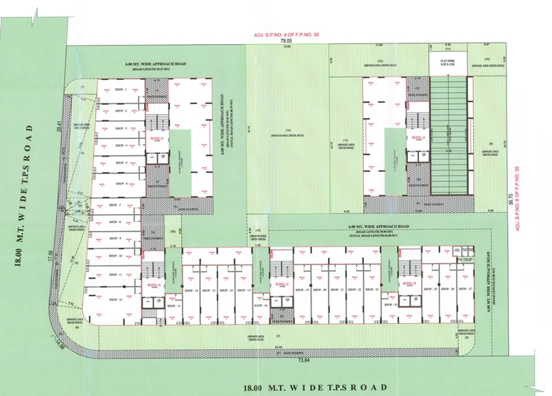 Master Plan of Rhythm Shivansh Skytrack in Nana Chiloda, Ahmedabad - Image 104743