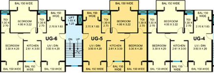 Floor Plan of CV Darius Paradise in Porvorim, Goa - Image 163763