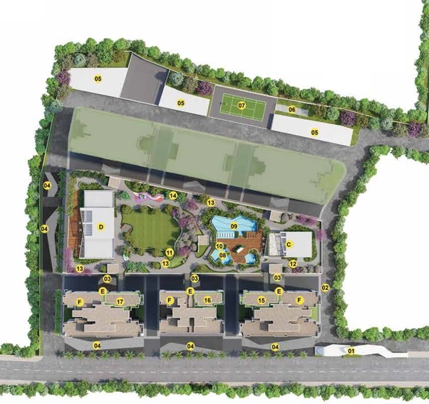 Master Plan of Godrej Serene in Mamurdi, Pune - Image 105214