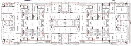 Floor Plan of KB Kalp Heights in Zundal, Ahmedabad - Image 105289
