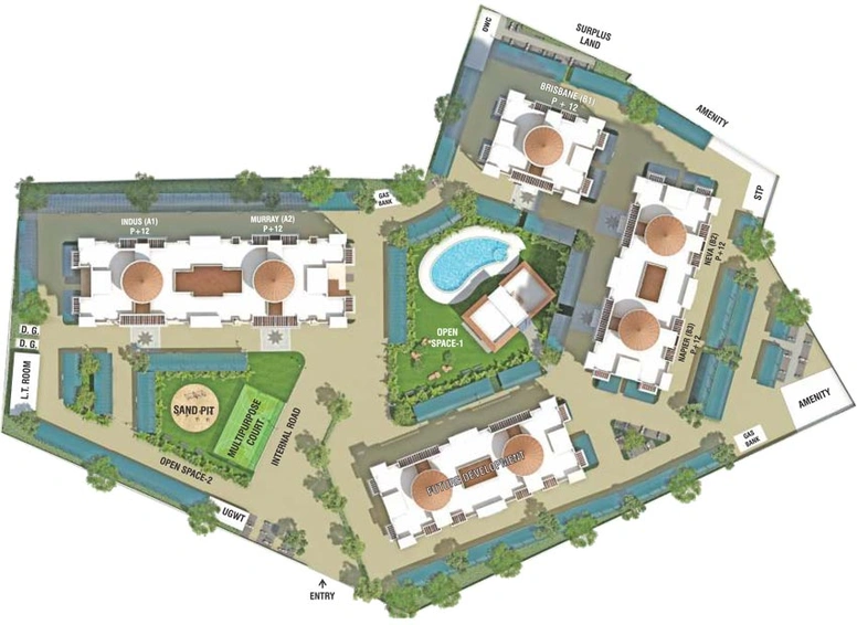 Master Plan of Nyati Evara in Undri, Pune - Image 105245