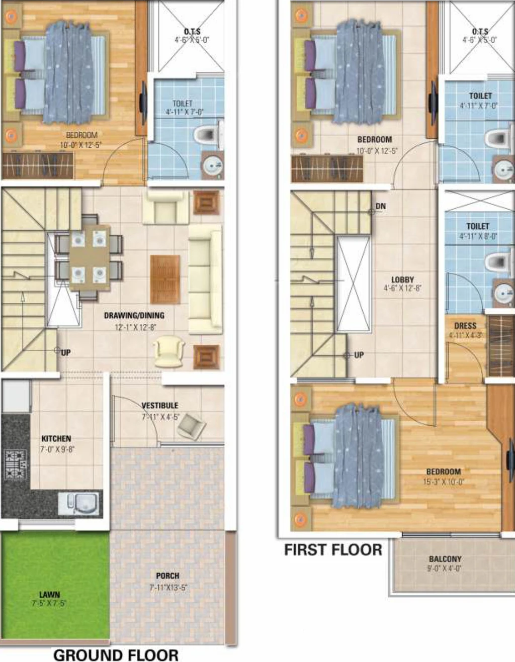 3 BHK House/Villa in Manglam Dwarika in Ajmer Road, Jaipur - Image 816727