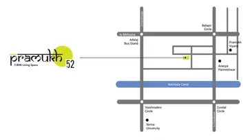 Location of Ekta Pramukh 52 - Image 104849