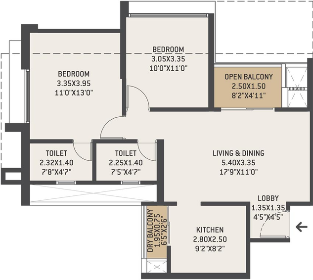 2 BHK Flat in VTP Altair in Kharadi, Pune - Image 705321
