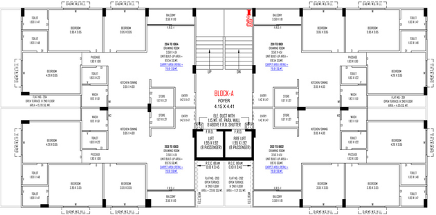 Floor Plan of Prime Signor Heritage in Zundal, Ahmedabad - Image 105296