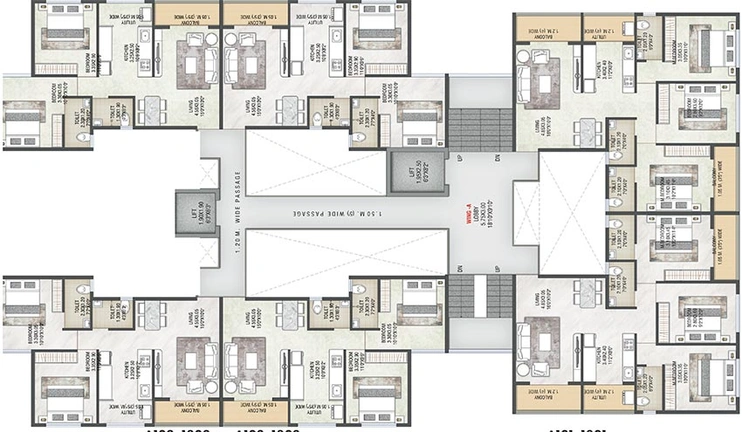 Floor Plan of Shilpa Madhuvan in Nashik Road, Nashik - Image 165064