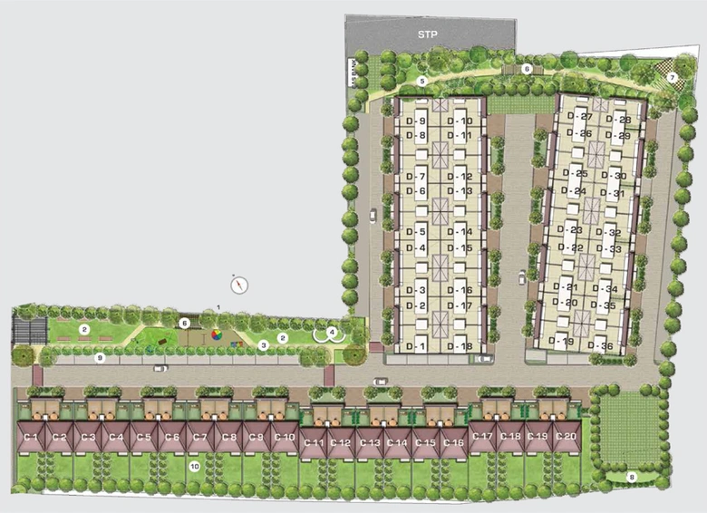 Master Plan of Ashiana Nitara in Bhankrota, Jaipur - Image 191604