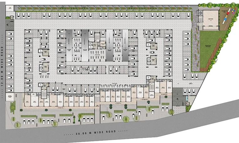 Master Plan of Omkar Towers in Panchavati, Nashik - Image 194439