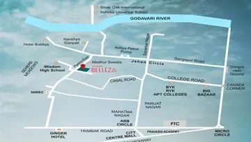 Location of Thakker Empire Belleza - Image 165018