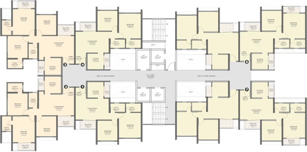 Floor Plan of VTP Sierra in Sus, Pune - Image 105348