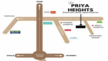 Location of Rakasheth Shri Priya Heights - Image 165081