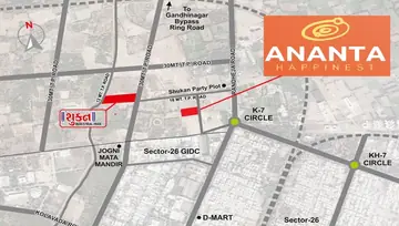 Location of AB Ananta Happinest - Image 105302