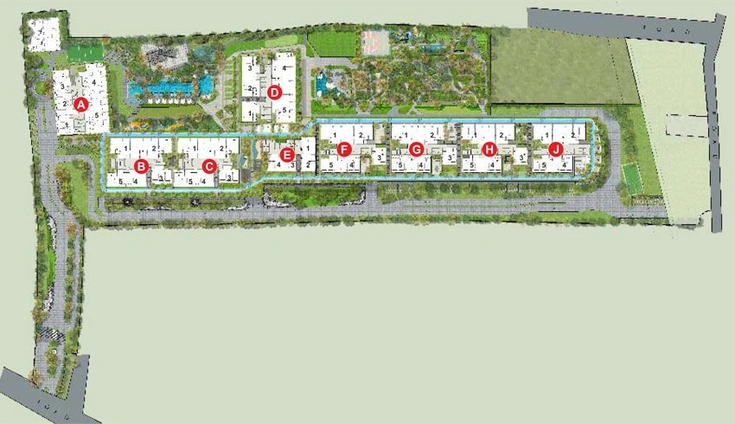 Master Plan of Rohan Harita in Tathawade, Pune - Image 105124