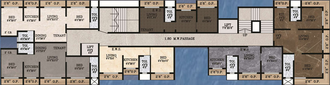 Floor Plan of Rajputra Rajdarshan in Nalasopara West, Palghar - Image 107283