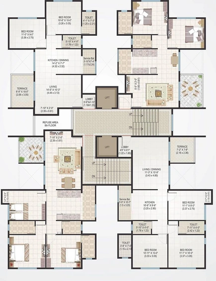 Floor Plan of Shree Tirumala Hari Charan in Gangapur Road, Nashik - Image 162438