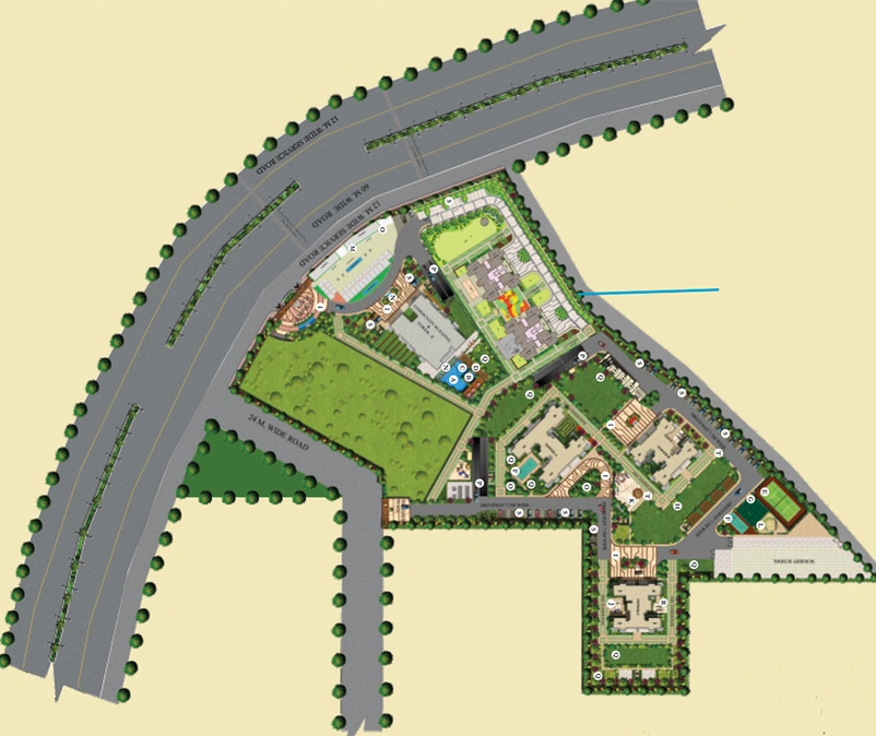 Master Plan of AIPL Zen Residences in Sector 70A, Gurgaon - Image 189292