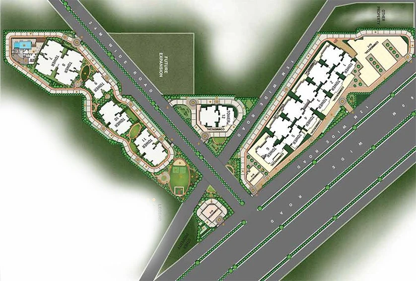 Master Plan of MRG The Skyline in Sector 106, Gurgaon - Image 188011