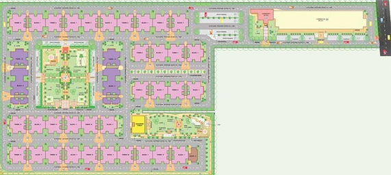 Master Plan of Breez Global Heights in Sector 89, Gurgaon - Image 189131