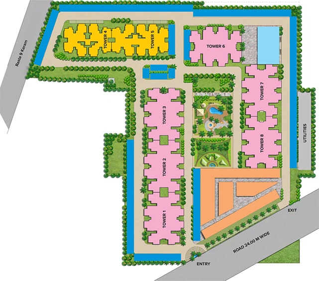 Master Plan of GLS Avenue 86 in Sector 86, Gurgaon - Image 189567