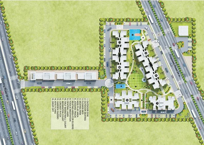 Master Plan of ROF Amaltas in Sector 92, Gurgaon - Image 188792