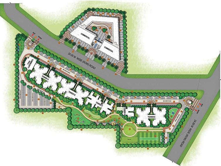 Master Plan of Signature Global Golf Greens in Sector 79, Gurgaon - Image 188954