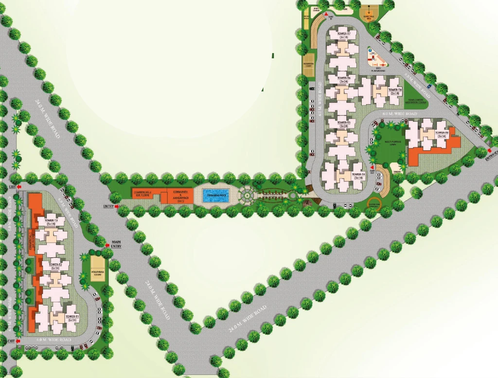 Master Plan of Mahira Homes 95 in Sector 95, Gurgaon - Image 187896