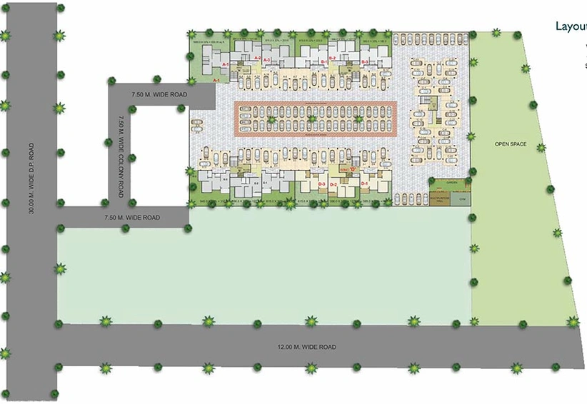 Master Plan of RD Prathamesh Park in Makhmalabad, Nashik - Image 165241