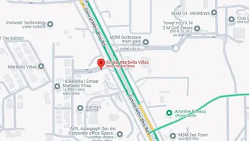 Location of Emaar MGF Marbella - Image 193856