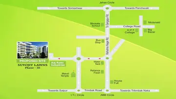 Location of Suyojit Lawns Phase 3 - Image 161300