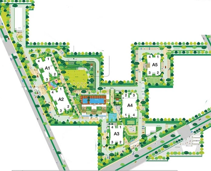 Master Plan of Godrej Prive in Sector 106, Gurgaon - Image 187542