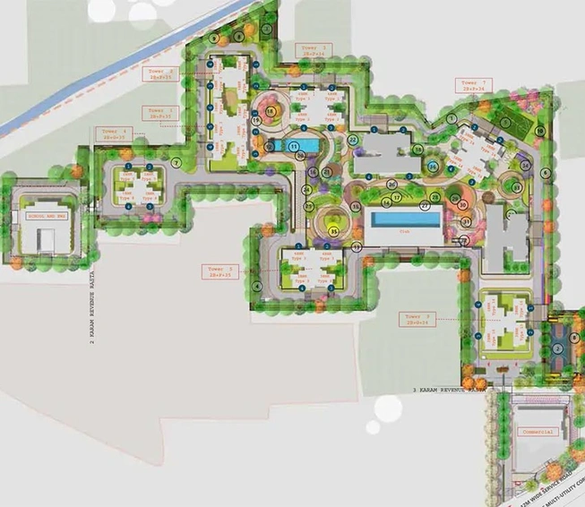 Master Plan of Godrej Zenith in Sector 89, Gurgaon - Image 187568