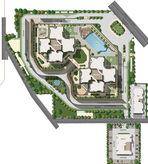 Master Plan of Sobha Altus in Sector 106, Gurgaon - Image 189670